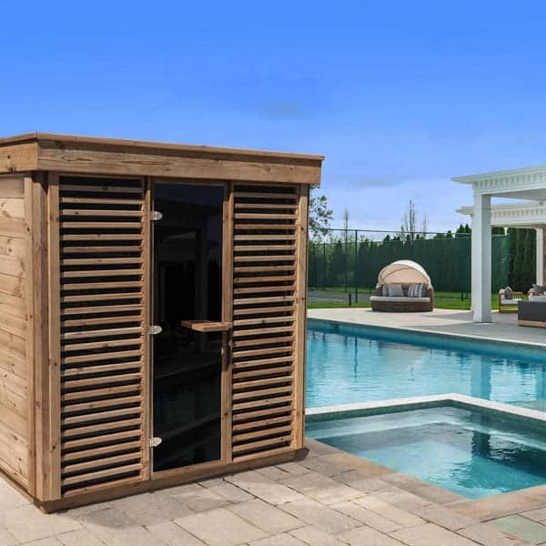 LeisureCraft Pure Cube CU572 Outdoor Sauna