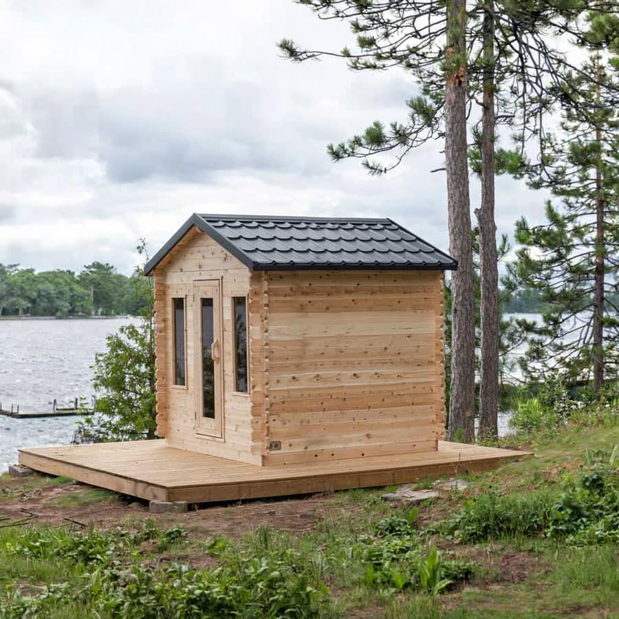 LeisureCraft Canadian Timber Georgian Cabin Sauna CTC88W
